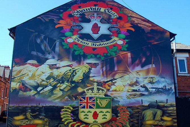 Award Winning Private 2 Hour Belfast Political Black Taxi Tour - Stop 3: International Mural Wall on Divis Street