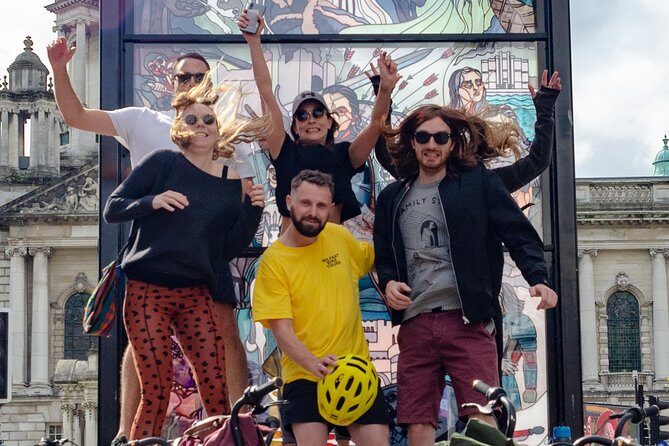 Belfast Bike Tours - Murals and the Peace Wall: a message you actually write