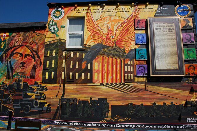 Belfast Famous Black Taxi Tour Political Murals & Peace Wall 2 Hr - Quick highlights: murals, Peace Wall, and two Belfast worlds