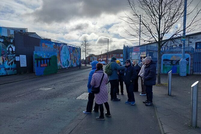 Belfast Troubles Tour: Walls and Bridges - Albert Memorial Clock Tower: the leaning landmark and film ties