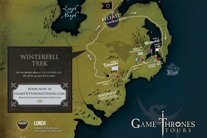 From Belfast: Game of Thrones Winterfell Locations Trek - Belfast makes the Winterfell day work