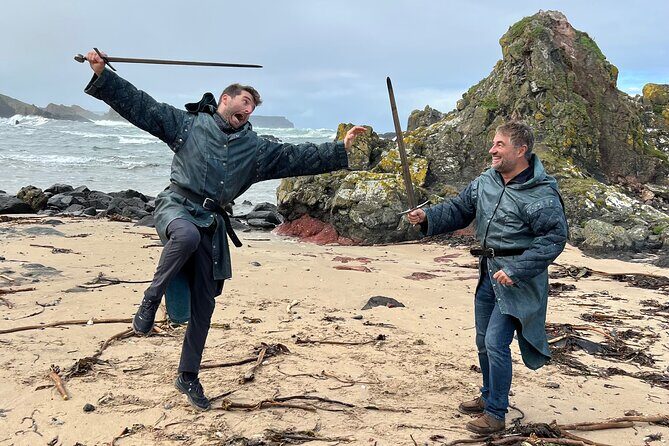 Game of Thrones Private Tour with the Other Ser Davos 1-4 people - Ballintoy Harbour: the main Greyjoy photo moment