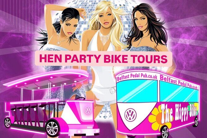 Hen Party Bike Tour - The 1-hour route: Cathedral, City Hall, and the Albert Memorial Clock Tower