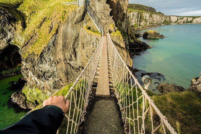 Luxury Giants Causeway Tour in Mercedes + FREE Belfast Mural Tour - Dunseverick Castle + White Park Bay: the quieter finish on the coast