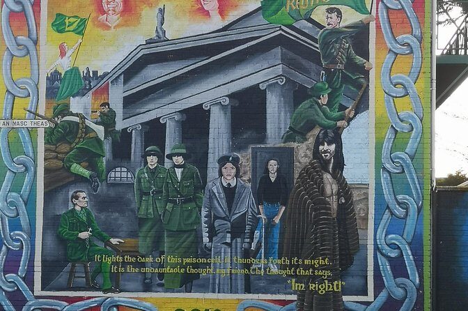 Official World Famous Belfast Black Taxi Tour - Stop 2: International Mural Wall on Divis Street