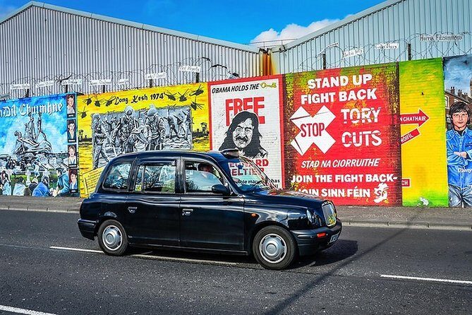 Political Taxi Tour Belfast (1-7 People) - What you’re really buying for $51.99
