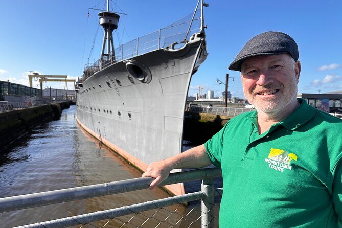 Titanic Maritime Walking Tour - SS Nomadic from the outside: the last White Star connection